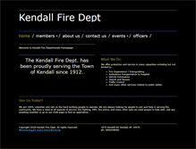 Tablet Screenshot of kendallfire.com